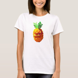 Origami Pineapfelfuge Oben T-Shirt