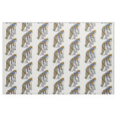 Origami Pinguine schützen ihre Eier Stoff (Fat Quarter (45,7 x 55,9 cm))