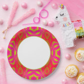 Origami Pink Gold Dinnerware Pappteller (Party)