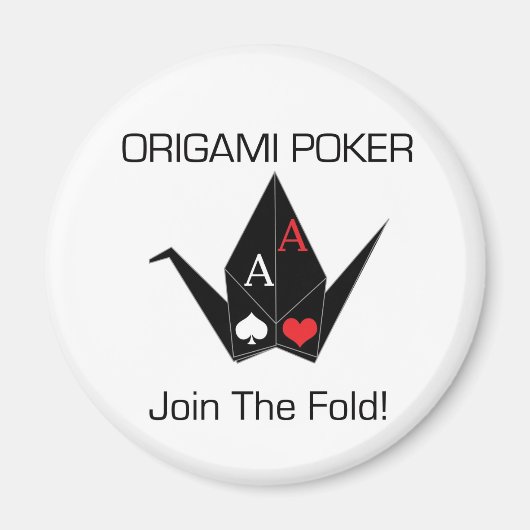 Origami Poker Card Protector/Magnet! Magnet (Vorne)