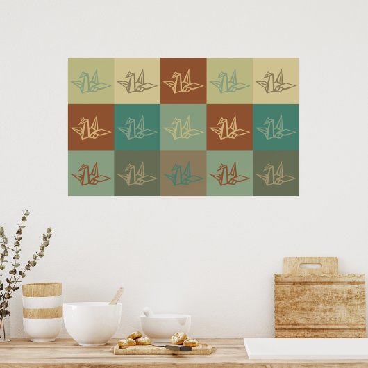 Origami Pop Art Poster (Küche)