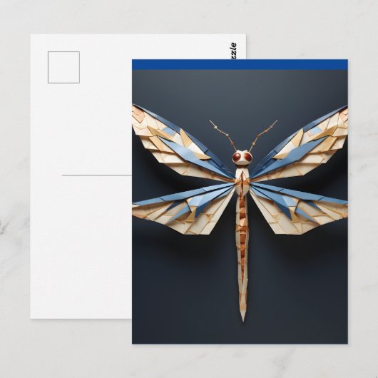 Origami Postkarte (Vorne/Hinten)