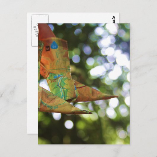 Origami Postkarte (Vorne/Hinten)