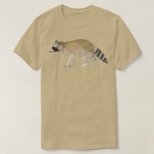 Origami Raccoon T-Shirt (Design vorne)