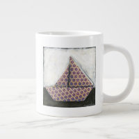 Origami Sailboat auf dem Star Design Paper