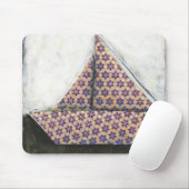 Origami Sailboat auf dem Star Design Paper Mousepad (Mit Mouse)