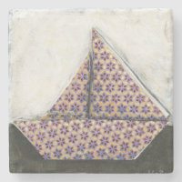 Origami Sailboat auf dem Star Design Paper