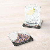 Origami Sailboat auf dem Star Design Paper Untersetzer (Rechte Seite)