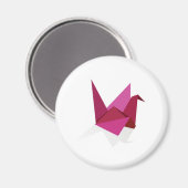 Origami-Schwan Magnet (Vorderseite/Rückseite)