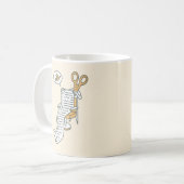 Origami-Stil, bitte Kaffeetasse (Vorderseite Links)