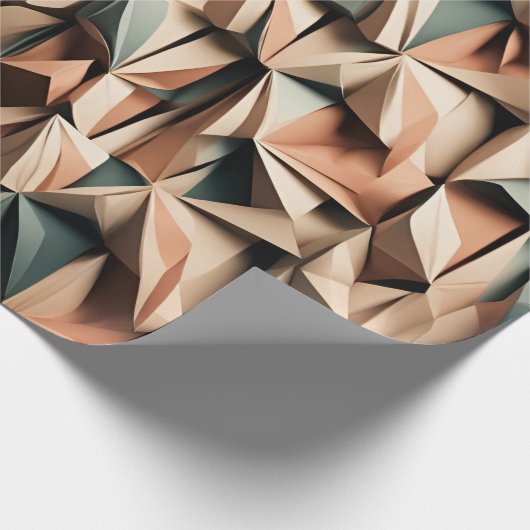 Origami-Stil Geschenkpapier (Ecke)