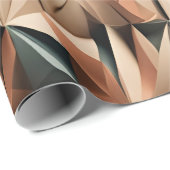 Origami-Stil Geschenkpapier (Rolleneckpunkt)