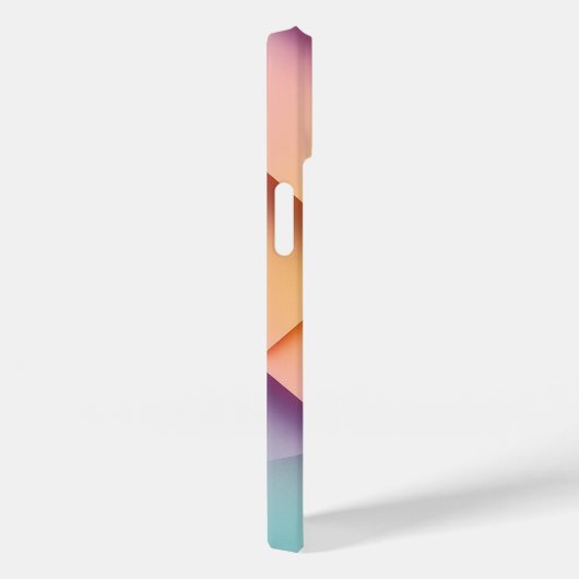 Origami Style Trendy Lifestyle iPhone Case (Rückseite / Rechts)