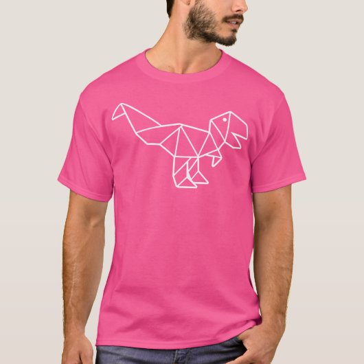 Origami T-Rex T-Shirt (Vorderseite)