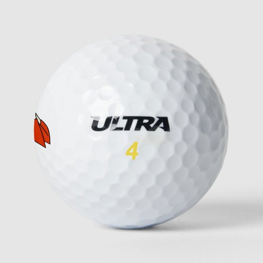 Origami Textured Gemustert Fox Golfball (Logo)