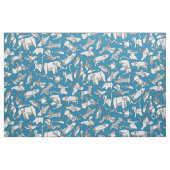 Origami-Tier Götzenblau Stoff (Fat Quarter (45,7 x 55,9 cm))