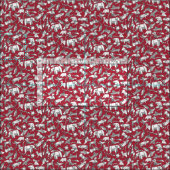 Origami-Tier Götzenrot Stoff (Kachel)