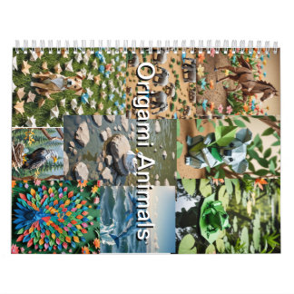 Origami-Tiere 2026 Kalender