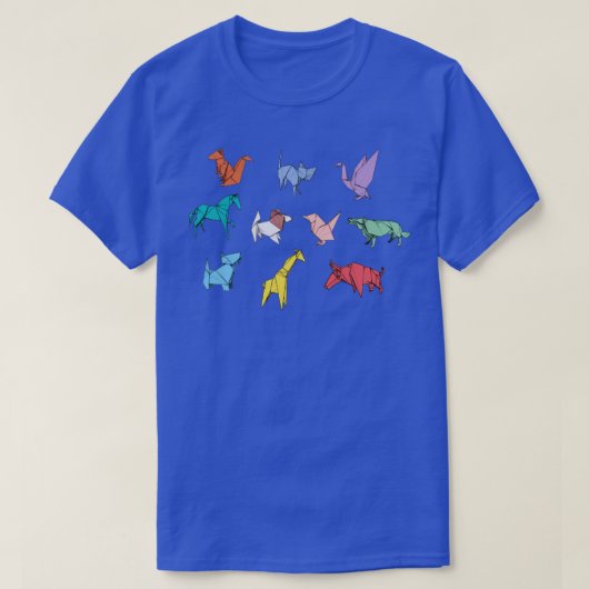 Origami-Tiere T-Shirt (Design vorne)