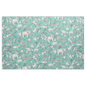 origami tierische ditsy Minze Stoff (Fat Quarter (45,7 x 55,9 cm))