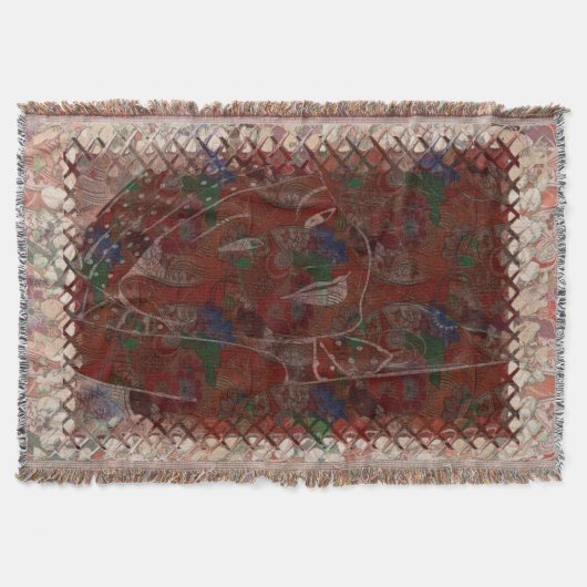 Origami Traditional Asian Motif Decke (Vorderseite)