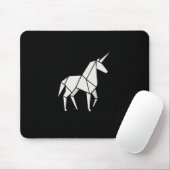 ORIGAMI UNICORN Mousepad (Mit Mouse)
