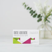 Origami Visitenkarte (Stehend Vorderseite)