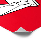 Origami-Vogel Poster (Ecke)