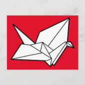 Origami-Vogel Postkarte (Vorderseite)