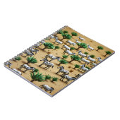 Origami Zebra Safari Notizblock (Linke Seite)