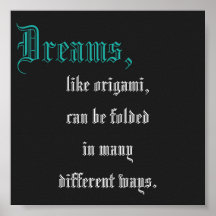 Origami Zitat mini