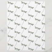 Origamipapier für Libellen (Vorderseite)