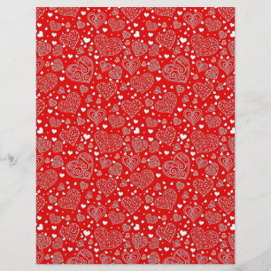 Origamipapier mit extravaganten Herzen