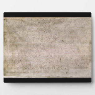 ORIGINAL 1215 Magna Carta British Library Fotoplatte