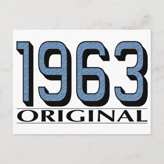 Original 1963 postkarte (Vorderseite)