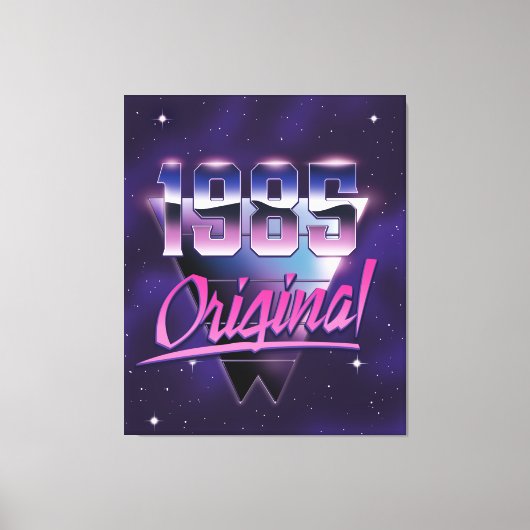 Original 1985 leinwanddruck (Vorderseite)