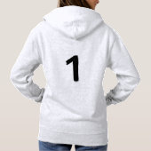 Original 1 Ash Damen Pullover Kapuzenpullover (Rückseite)