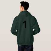 Original 1 Deep Forest Herren Pullover Kapuzenpull (Schwarz voll)