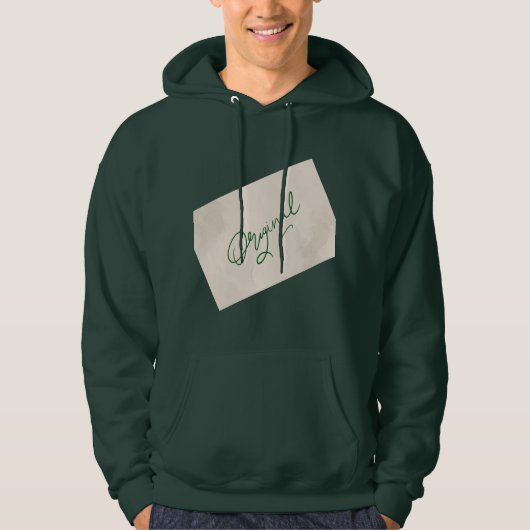Original 1 Deep Forest Herren Pullover Kapuzenpull (Vorderseite)