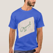 Original 1 Deep Royal Herren Basic T-Shirt (Vorderseite)