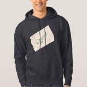 Original 1 Dunkelgrauer Herren Pullover Hoodie (Vorderseite)
