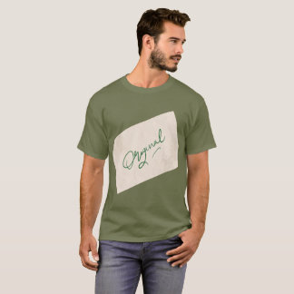 Original 1 Herren Fatigue Green Basic T-Shirt