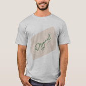Original 1 Herren Graues Basic T-Shirt (Vorderseite)