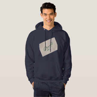 Original 1 Navy Blau Herren Kapuzenpullover für Er Hoodie