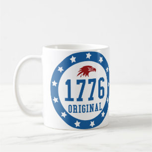 Original 4. Juli-Abzeichen 1776 Kaffeetasse