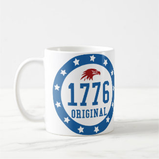 Original 4. Juli-Abzeichen 1776 Kaffeetasse