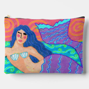 Original Abstrakt Art Mermaid Zubehörtasche