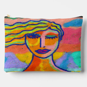 Original Abstrakt Art Zipper Pouch Zubehörtasche