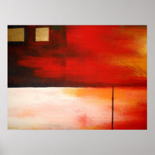 Original Abstrakt Malerposter Modern Poster
