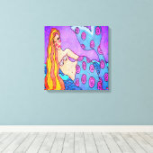 Original Abstrakte Digitaldrucke Leinwanddruck (Insitu (Holzboden))